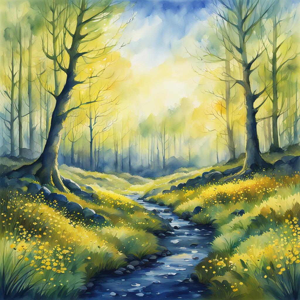 Morning,   Carrickgollogan Forest Trail, Co Dublin #irishart #irishartist #irishartists   #irishartforsale #irishartcollectors #irishartgalleries #irishlandscapes   #irishlandscapesketch #nftdealer #nftinvestor #nftinvestors #nftart   #nftartist #nftcommunity #nftcollector