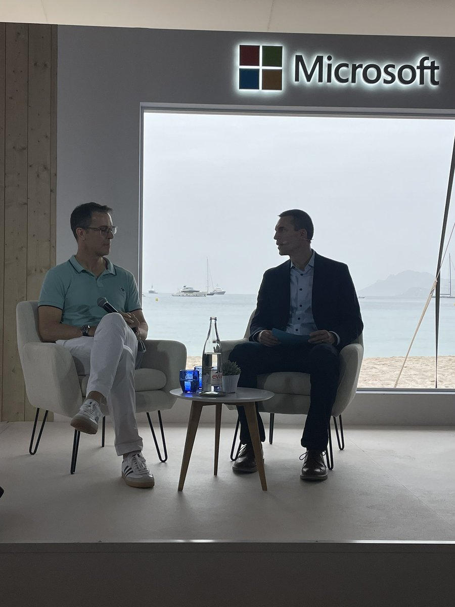Clara Galán (@msclaragalan) on Twitter photo “AI is supporting the democratization of data and efficiency - and enables people to spend time on more high quality interactions. It eliminates menial tasks (like finding documents and resources).” <a href="/mlkomasi/">Michael Komasinski</a> <a href="/dentsuUSA/">Dentsu USA</a> @microsoft <a href="/jared_spataro/">Jared Spataro</a> <a href="/Cannes_Lions/">LIONS | The Home of Creativity</a> “AI is supporting the democratization of data and efficiency - and enables people to spend time on more high quality interactions. It eliminates menial tasks (like finding documents and resources).” <a href="/mlkomasi/">Michael Komasinski</a> <a href="/dentsuUSA/">Dentsu USA</a> @microsoft <a href="/jared_spataro/">Jared Spataro</a> <a href="/Cannes_Lions/">LIONS | The Home of Creativity</a>