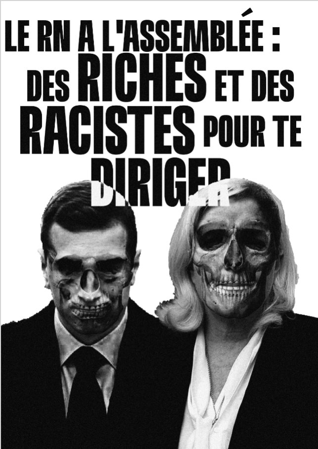 Kit affiches à imprimer. 
Téléchargez les visuels via le ci-dessous et collez les partout où vous pouvez. 
L'antifascisme est l'affaire de tous.tes Lien : 
drop.chapril.org/download/c7b05…

#77antifa #legislatives #antifasciste