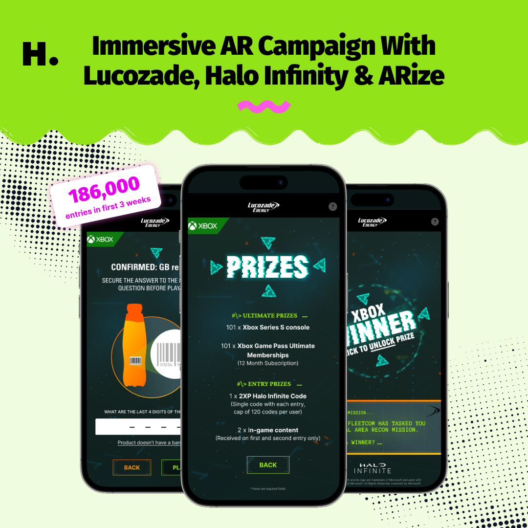 Ready to revolutionise your marketing game? Holograph's #ARMarketing solutions deliver unparalleled #ImmersiveExperience. Discover how our #HaloGalaxyCampaign achieved remarkable #ConsumerEngagement
holograph.digital/articles/detai…
