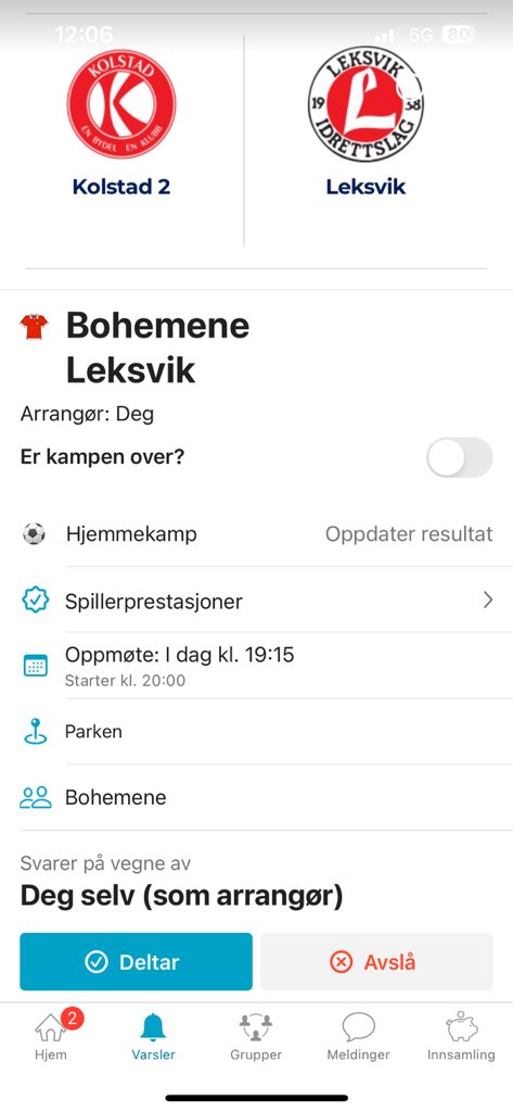 Midt i Em spilles en enda kuler match!
Målgaranti å god stemning i parken da Leksvik kjæm på besøk!
20.00 be there!
