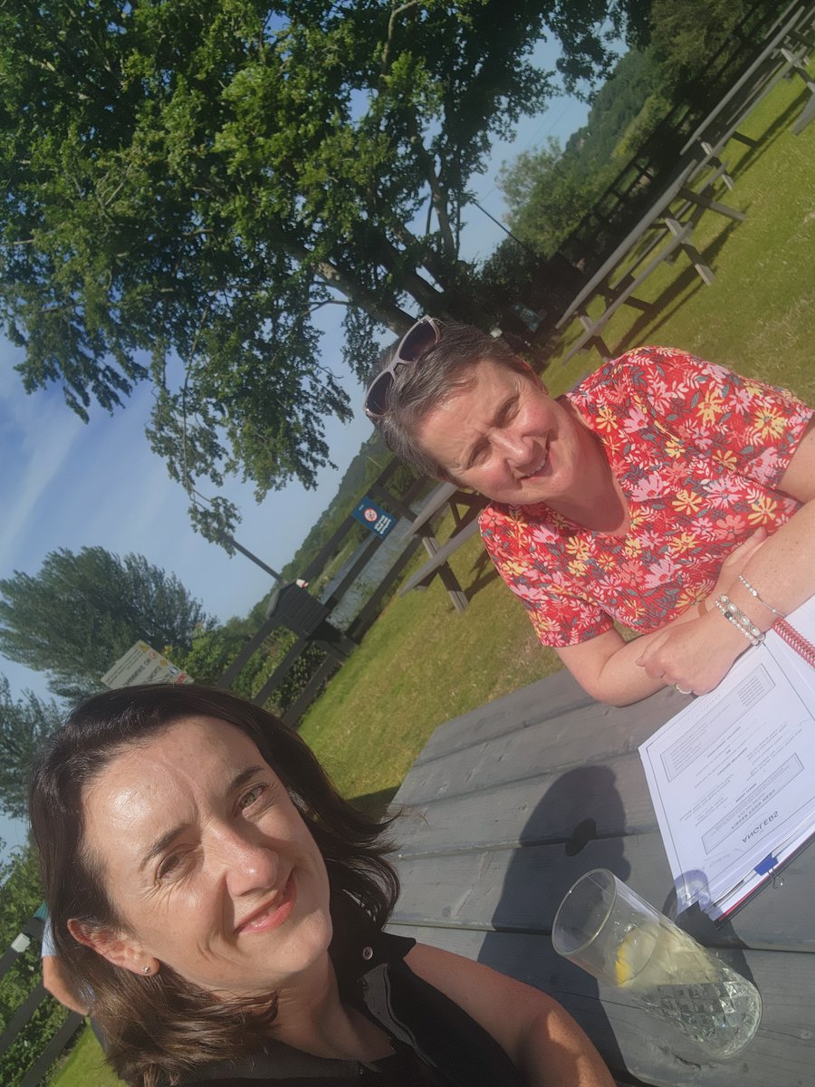 Meetings in the sunshine - fantastic! A joy to be planning something exciting with Julia Lynes of <a href="/EazyCity/">EazyCity</a>