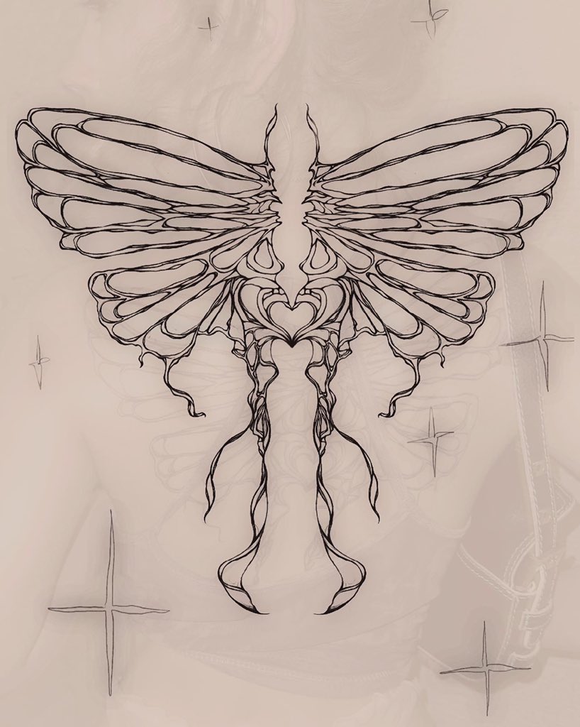 I’m fairy🧚🏼‍♀️
I can draw a tattoo sketch for you too💅🏻

#tattoo #butterfly #刺青 #タトゥー #イラスト #fairy #sketch #drawing