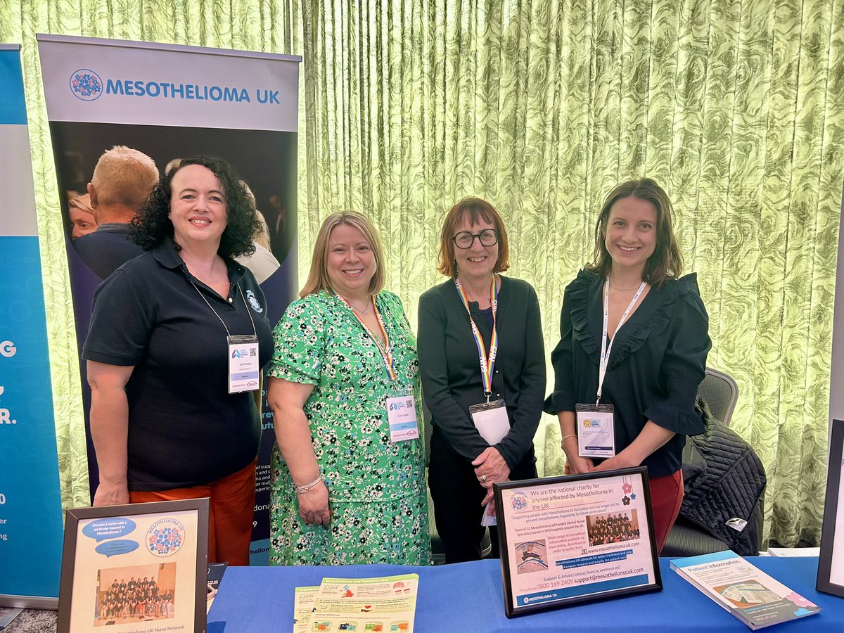 Happy to be here at @LCNUK2024 with the <a href="/Mesouk/">Mesothelioma UK</a> team. <a href="/meso_sheffield/">Mesothelioma UK Research Centre - Sheffield</a>