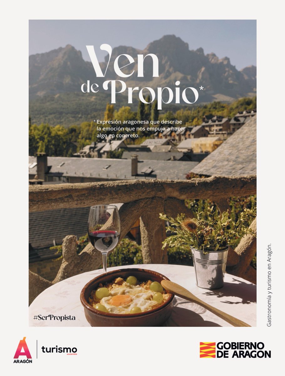 Imágenes e Aragón que ponen el acento en la majestuosidad de los paisajes, y en la riqueza del patrimonio cultural y monumental aragonés, su oferta de turismo deportivo y en detalles de su rica gastronomía. Aragón, un lugar de acogida, de ocio responsable y de turismo sostenible.
