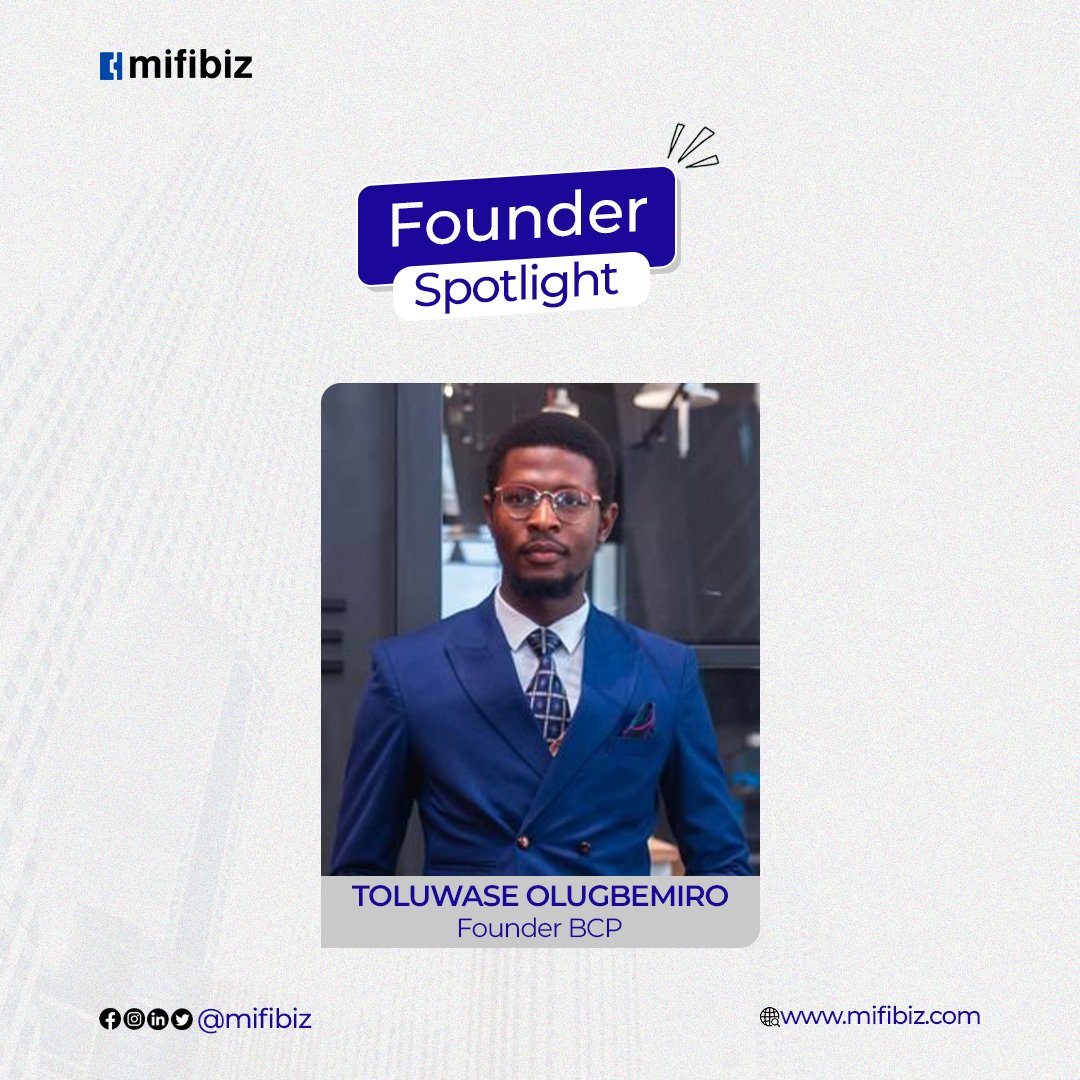 MifiBiz's tweet photo. Our Founder spotlight is @ToluOlugbemiro 

With his voice knowledge and experience in writing he has grown an email community of 5,000 women in technology across five continent to worldwide.

With a solid 5 years experience of building global startups offering strategy.
#Mifibiz https://t.co/u2EnpGscGC