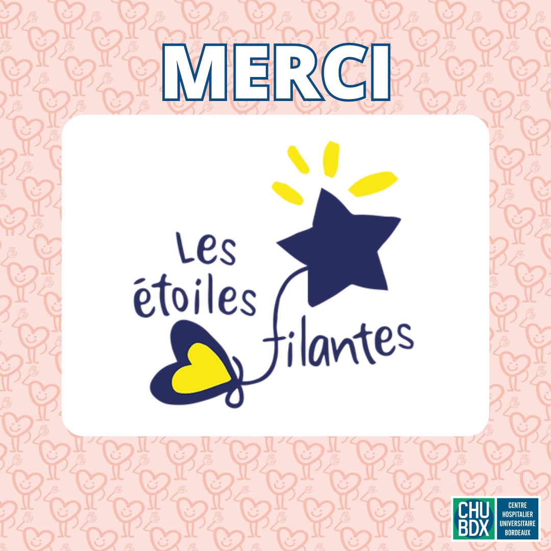 [#MÉCÉNAT] ✨ Merci 🙏à l’association  Les Etoiles Filantes pour son don en faveur du <a href="/CHUBordeaux/">CHU de Bordeaux</a> 
Il permettra de contribuer à un projet : la création d'une école à l'Hôpital des #Enfants ❤️
+ d'infos  : chu-bordeaux.fr/prog/openpage.…