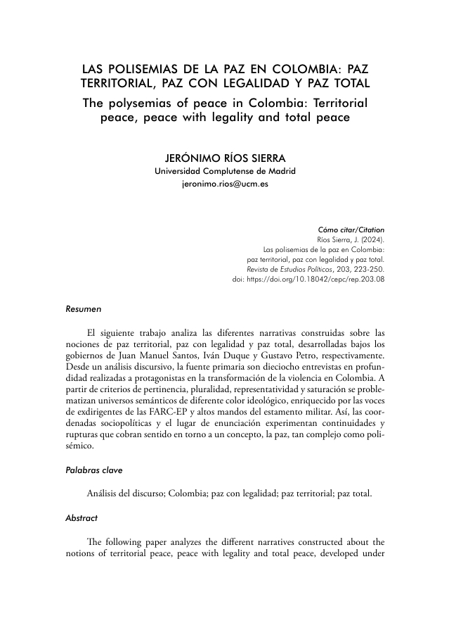 Revista de Estudios Políticos tweet media