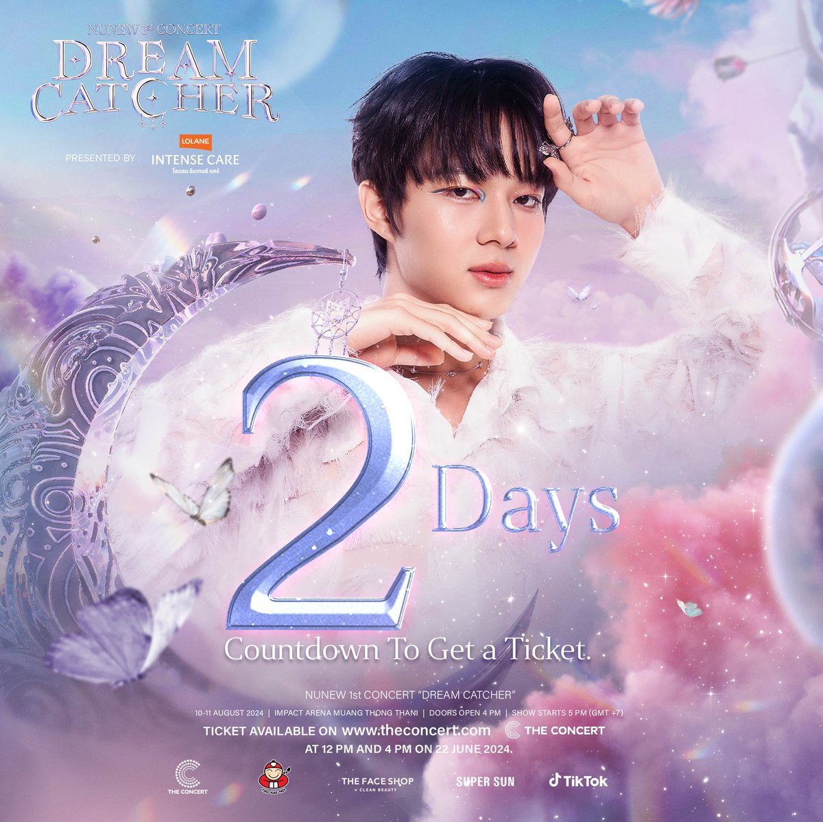 𝐍𝐮𝐍𝐞𝐰 𝟏𝐬𝐭 𝐂𝐨𝐧𝐜𝐞𝐫𝐭 “𝐃𝐫𝐞𝐚𝐦 𝐂𝐚𝐭𝐜𝐡𝐞𝐫” 𝐏𝐫𝐞𝐬𝐞𝐧𝐭𝐞𝐝 𝐛𝐲 𝐋𝐨𝐥𝐚𝐧𝐞 𝐈𝐧𝐭𝐞𝐧𝐬𝐞 𝐂𝐚𝐫𝐞 🌙 

2 Days : #เหลืออีก2วันกดบัตรคอนนุนิว

2 วันสุดท้าย! อย่ามัวลังเล เพราะ NuNew 1st Concert Dream Catcher ของ “นุนิว” <a href="/CwrNew/">NuNew</a> ในครั้งนี้ มีโชว์พิเศษ ๆ