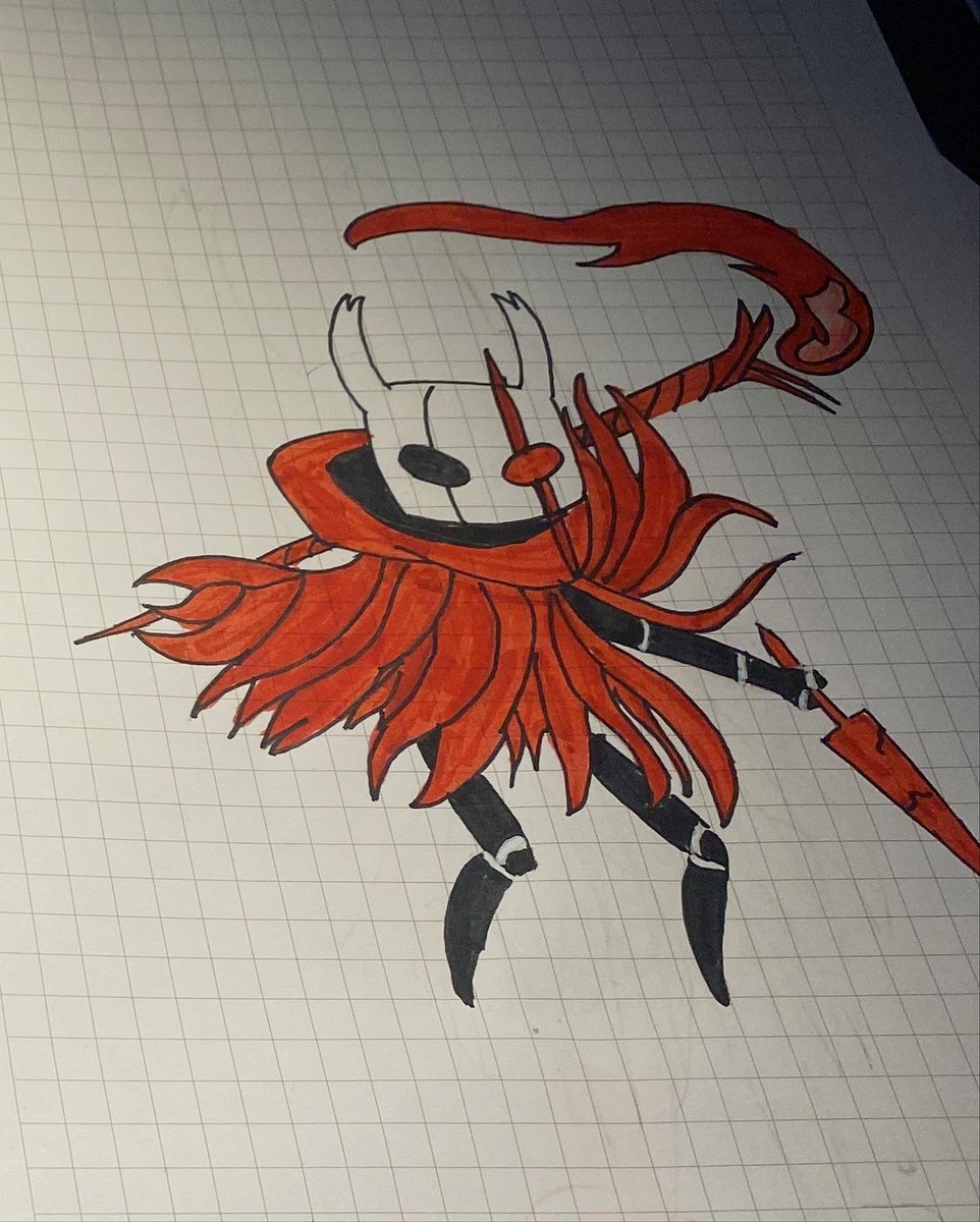 Heyaaa, still waiting for Silksong……… In the meantime I’ve drawn this OC my little cousin designed and gave me as a present (last slide). In return I drew it myself and gave it to him. He liked it a lot hehe
Hope u like it too ^^