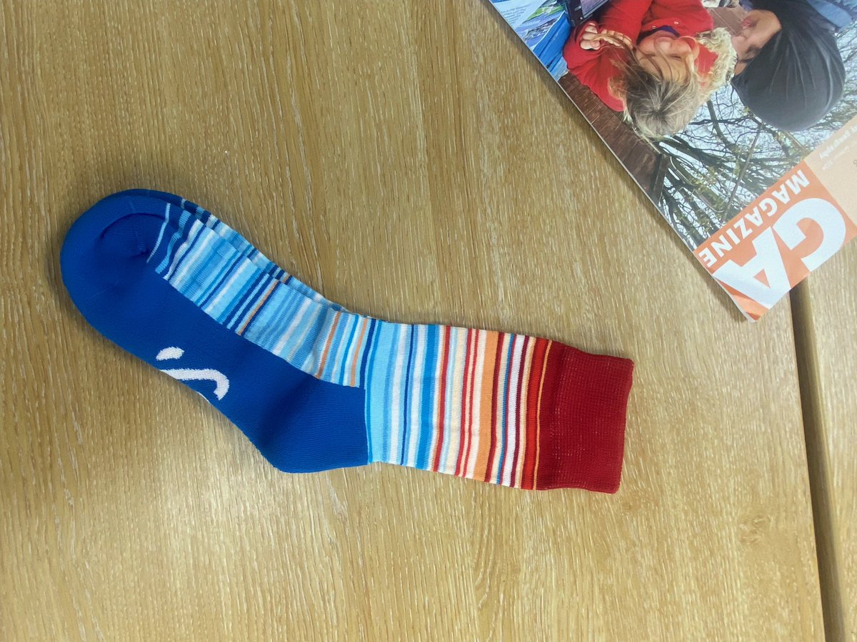 The_GA's tweet image. Giveaway!

To show our support for the #showyourstripes initiative, the GA has this lovely pair of socks to giveaway!

To qualify for this environmentally aware pair of socks, all you have to do is like and repost this tweet.

Don&apos;t forget that tomorrow is #showyourstripes day,…