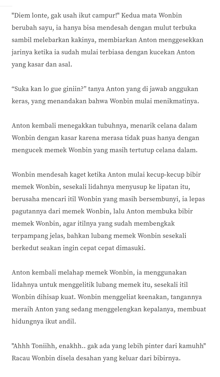 tambunpenuh's tweet photo. tonnen colmek wleowleo drabble au 

bp! nen https://t.co/kImzEK8k0S