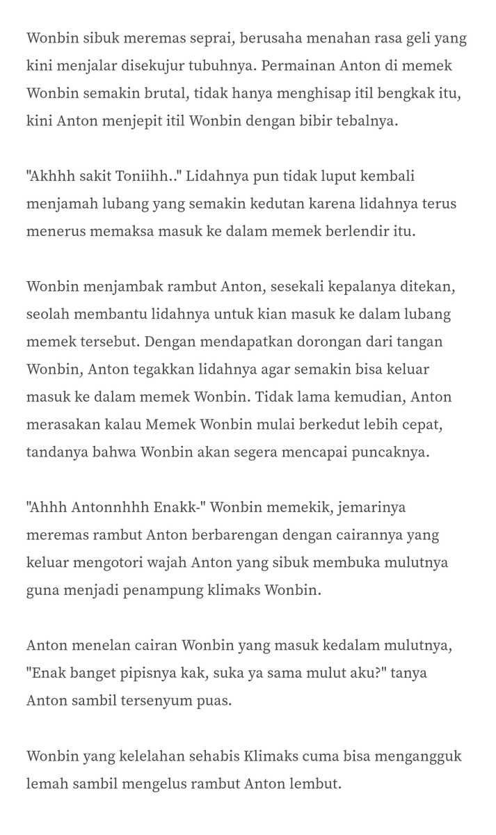 tambunpenuh's tweet photo. tonnen colmek wleowleo drabble au 

bp! nen https://t.co/kImzEK8k0S