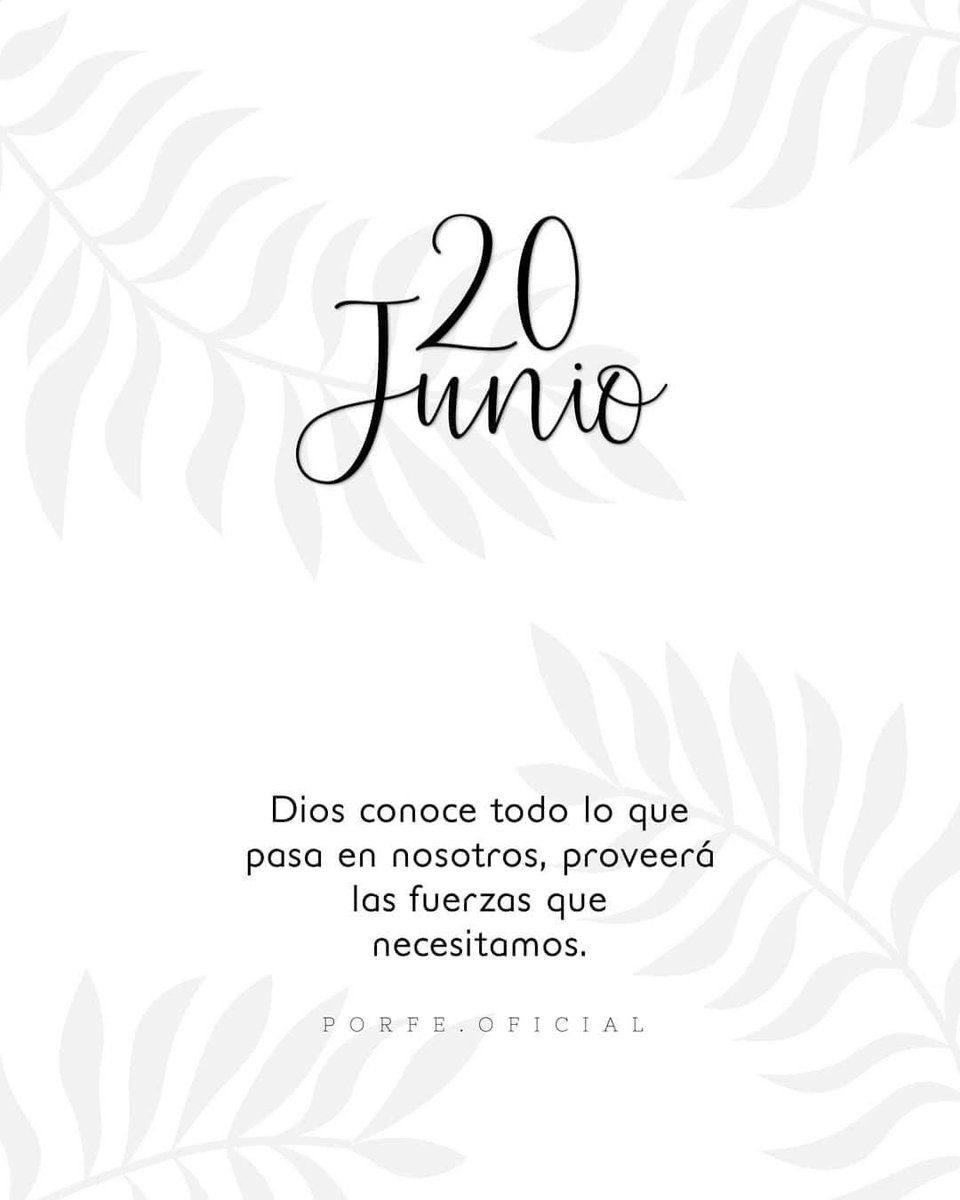 Buenos días 🌞🌿

“No importa si nos sentimos débiles, porque podemos acercarnos confiadamente y depender del único que conoce lo más íntimo de nuestro ser. Porque la Palabra de Dios es viva y eficaz, y más cortante que toda espada de dos filos; y penetra hasta partir el alma y