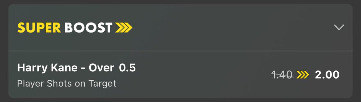 DataDexWin's tweet image. Despite lack of action last game he still managed a shot on target. 

I expect him to be more involved in this game so I am max betting this super boost on bet365. 

Should be able to double our money here