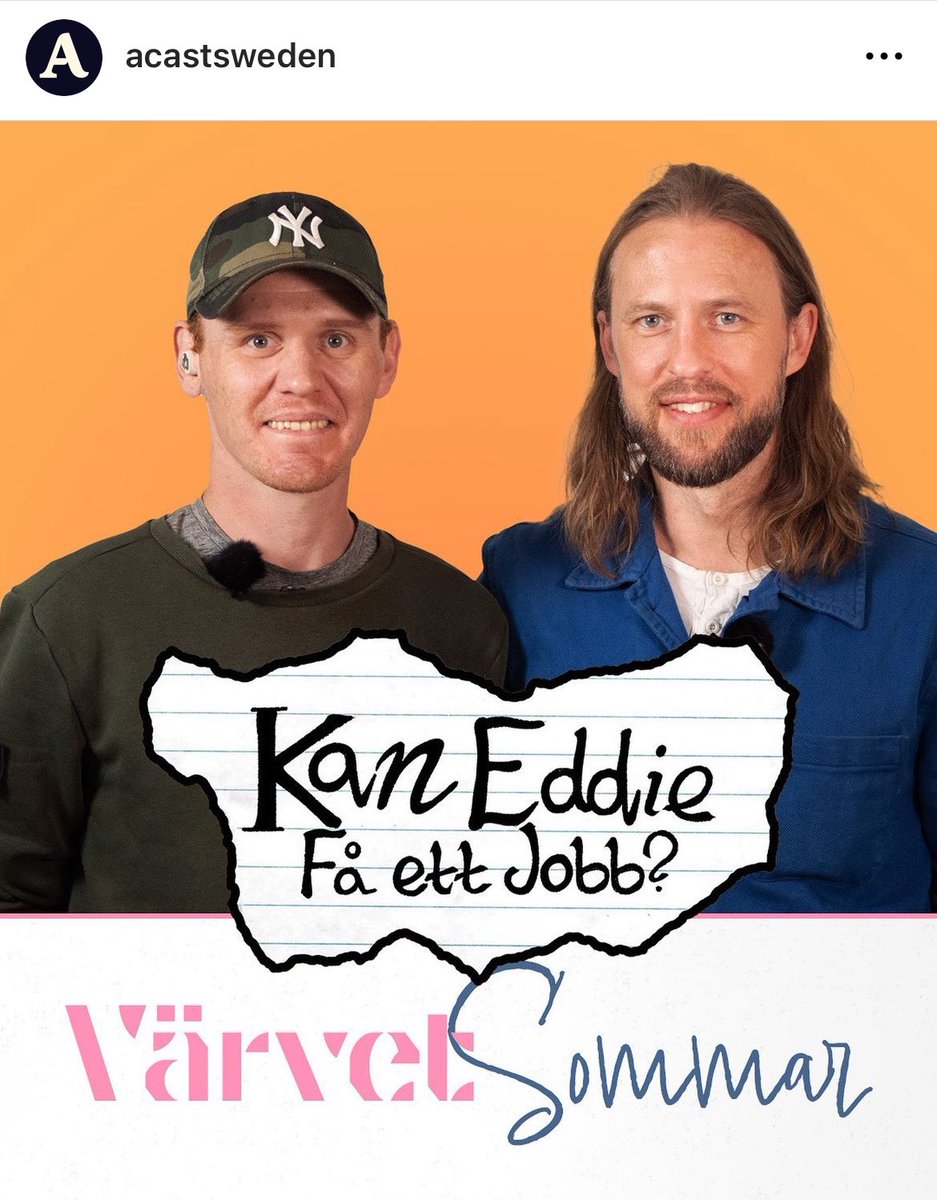 4 juli presenteras Eddie för en lite större publik. Då släpps ett längre specialavsnitt av ”Kan Eddie få ett jobb?” i <a href="/varvet/">Varvet</a>. Otroligt kul och hyggligt gjort av <a href="/triumf/">Kristoffer Triumf</a> att låna ut sitt flöde och lyfta vår lilla indiepodd.