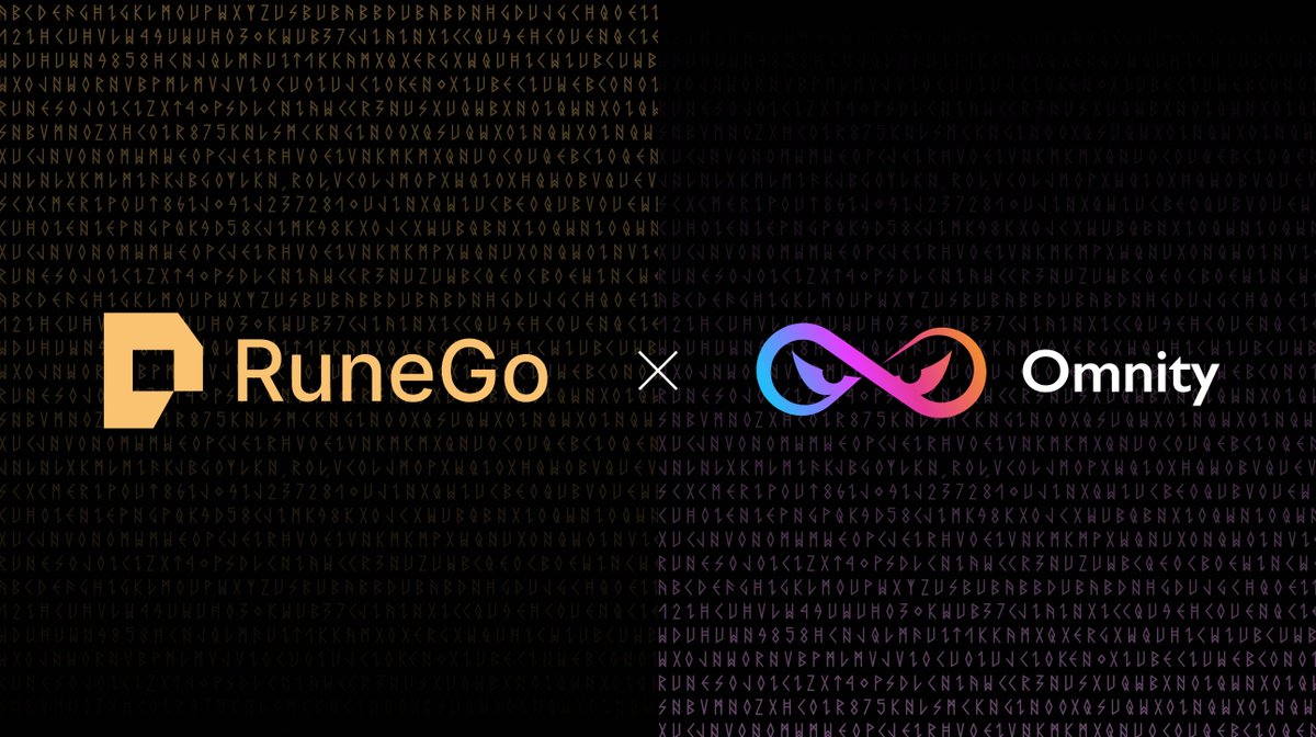 realrunego's tweet photo. š„ RuneGo X Omnity
ā
š¢ We Are Thrilled To Announce The Partnership With @OmnityNetwork, Together, #RuneGo and Omnity strive to enhance the Bitcoin & #Runes Layer2 innovation.
ā
Omnity establishes a trustless, highly secure asset bridge between Bitcoinās mainnet and Layer 2 solutions using a 100% end-to-end on-chain protocol stack.
ā
Running on #ICP, Omnity integrates Bitcoinās network into a specialized subnet within ICP, making it a #Bitcoin Layer 2 Enabler.
ā
Stay tuned as we're paving the way for the future of #rune.