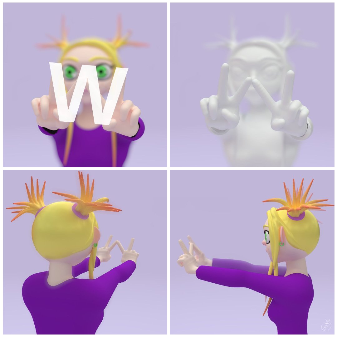 Saigou2's tweet photo. April &amp; Alphabet Adventure
- letter W

#april #peace #alphabethadventure #alphabet #abc #3d #womp #womp3d #girl #womphabet_w #womphabet #36days_w #36daysoftype #36daysoftype_w #w #letter #letter_w https://t.co/1UnKqmUhVD