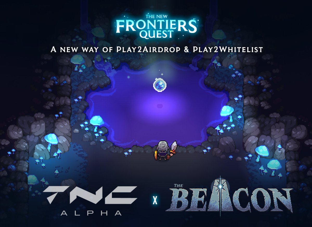 TNC_Alpha's tweet photo. Hey [Adventurers]! We're excited to announce a giveaway in collaboration with @The_Beacon_GG to kick off The New Frontiers Quest on June 10th!

The New Frontiers Quest is a groundbreaking Play2Airdrop and Play2Whitelist event, where you can complete exciting missions in-game, engage in social activities, and blockchain interactions to earn exclusive rewards and secure your spot in the Writ of Passage NFT Mint.  

Jump right in: https://t.co/DSdhvMnraN

Raffle link to Join 👇
https://t.co/nlYHSaYXXR

TNC4Life!