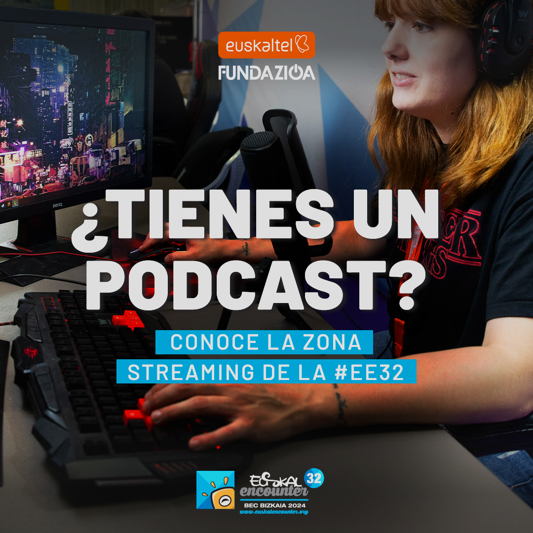 #STREAMING | 🔊¡Tendremos Zona Podcast!🎙️

Si tienes un podcast y te gustaría hacerlo desde la #EE32, solo tienes que mandarnos un mail con "PODCAST + nombre del podcast" en el asunto a streaming@euskalencounter.org

¡Una oportunidad estupenda, no la dejéis pasar! 🫵