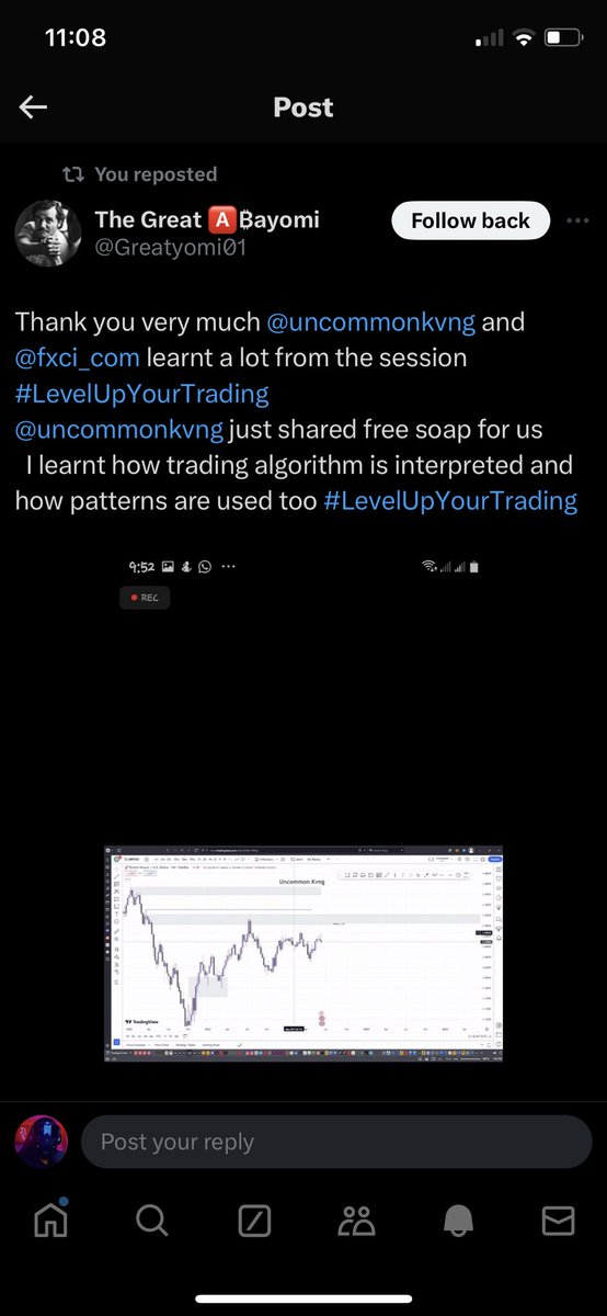 uncommonkvng's tweet image. Trade your way out of poverty…

Should I host another free trading session? #LevelUpYourTrading

100 Repost and I will drop the date 😌