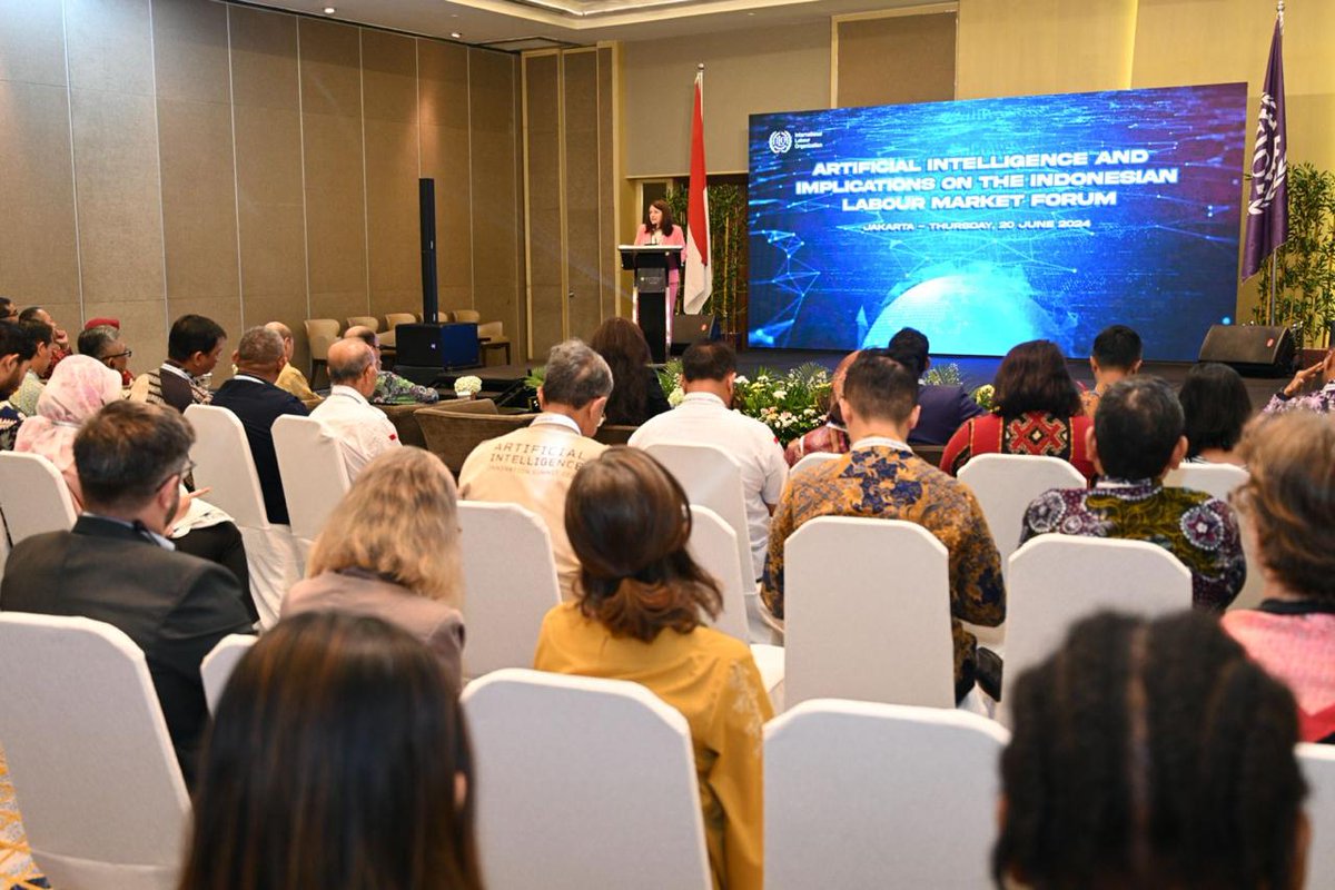 #AI impacts work, necessitating a comprehensive human-centred approach covering different policy regulatory dimensions, based on empirical evidence &amp; social dialogue. <a href="/ILO/">International Labour Organization</a> estimates expose 2.3% of global employment to automation risks, while 13% is likely to be transformed.