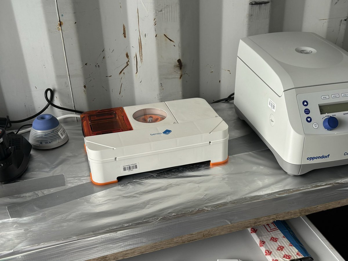 richardktennant's tweet photo. Great to be back in the field doing some @nanopore eDNA work using our @theBentoLab! This time we’re in Jersey, part of the @ConvexSeascape, looking for the origins of blue carbon input. https://t.co/y194cnKEdn