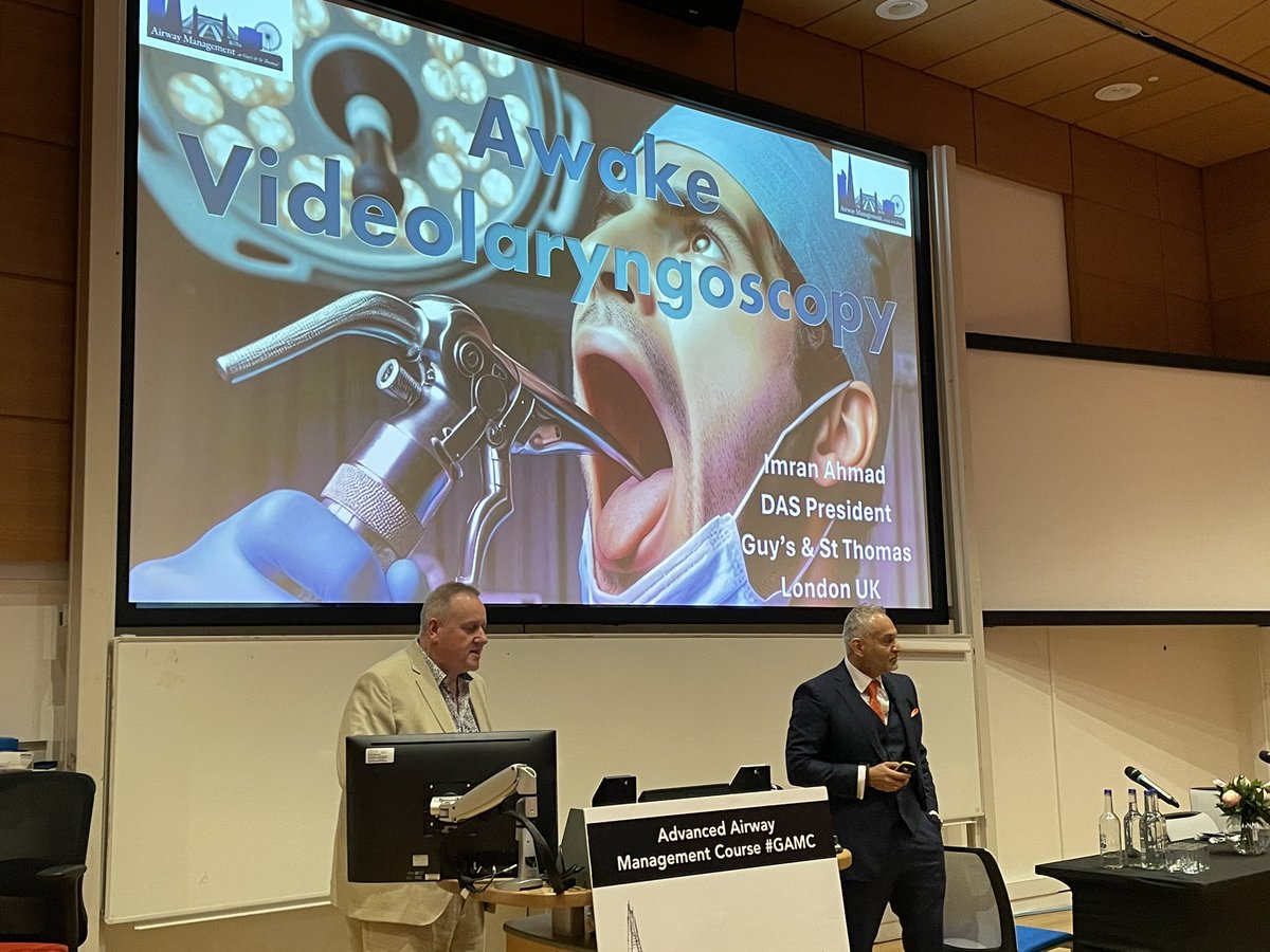 GAMC 2025 (@gamclondon) on Twitter photo <a href="/dasairway/">Difficult Airway Society (DAS)</a> president <a href="/dr_imranahmad/">Imran Ahmad</a> takes to the stage to talk about awake VL #GAMC2024 <a href="/dasairway/">Difficult Airway Society (DAS)</a> president <a href="/dr_imranahmad/">Imran Ahmad</a> takes to the stage to talk about awake VL #GAMC2024
