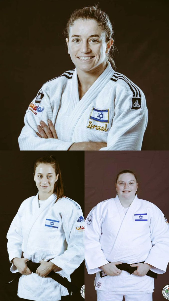 sophiabroo53172's tweet photo. Timna Nelson-Levy, Inbar Lanir, Raz Hershko, (All Israeli Judokas with spots at the 2024 Olympic games. ) visited the IDF soldiers (aka high-ranking murderers) for a bit of pep-talk, lifting up their spirits for the ongoing genocide.. https://t.co/w9T7ThQj1Y