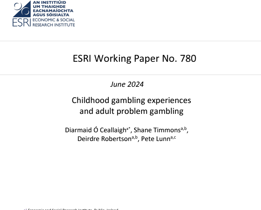 HRBdrugslibrary's tweet photo. [New to the library] Childhood gambling experiences and adult problem gambling https://t.co/MSHx7BKEvL https://t.co/hmj9QDXcCg
