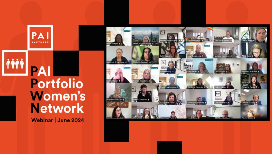 PAIpartners's tweet photo. PAI’s Portfolio Women’s Network gathered virtually for its second session, which covered creating a senior leadership brand. Thank you to our speakers &amp; participants, who continue to forge a lasting positive impact for women within their own network &amp; the wider PAI ecosystem💪 https://t.co/4XhzPmBLe5