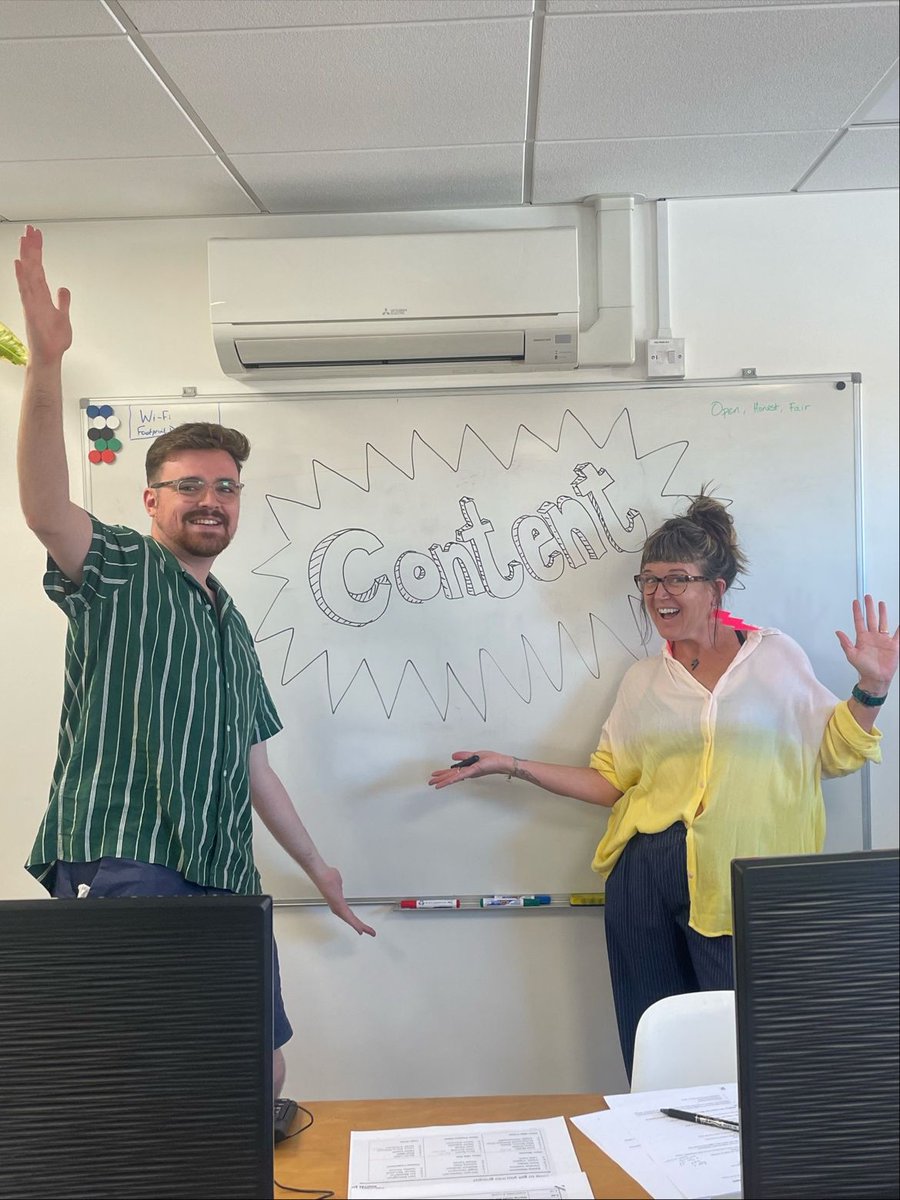 We’re all ready to go for Footprint Digital Academy Day 4… and we bet you can’t guess today’s topic!

Kerry and Kieran have a fun filled day ahead with lots of content marketing activities to get the creative juices flowing!

#FootprintAcademy2024 #ContentMarketing