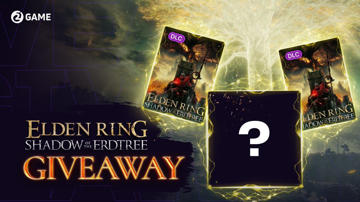 ✨ DAY 2 GIVEAWAY ✨  Just 12 hours to go! 😱

🎁 Day 2 Prize: ELDEN RING Shadow of the Erdtree Expansion Steam key

💜 To enter: FOLLOW, LIKE and RT!