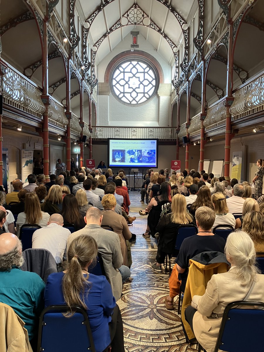 NHSDorset's tweet photo. A great turn out at the #DIHSummit24 on Tuesday where guest speaker NHS Dorset Chief Executive Patricia Miller shared how we’re supporting communities across #Dorset to live their best lives.
#DorsetInnovationHub @DorsetMuseum https://t.co/zP76JjDJKK