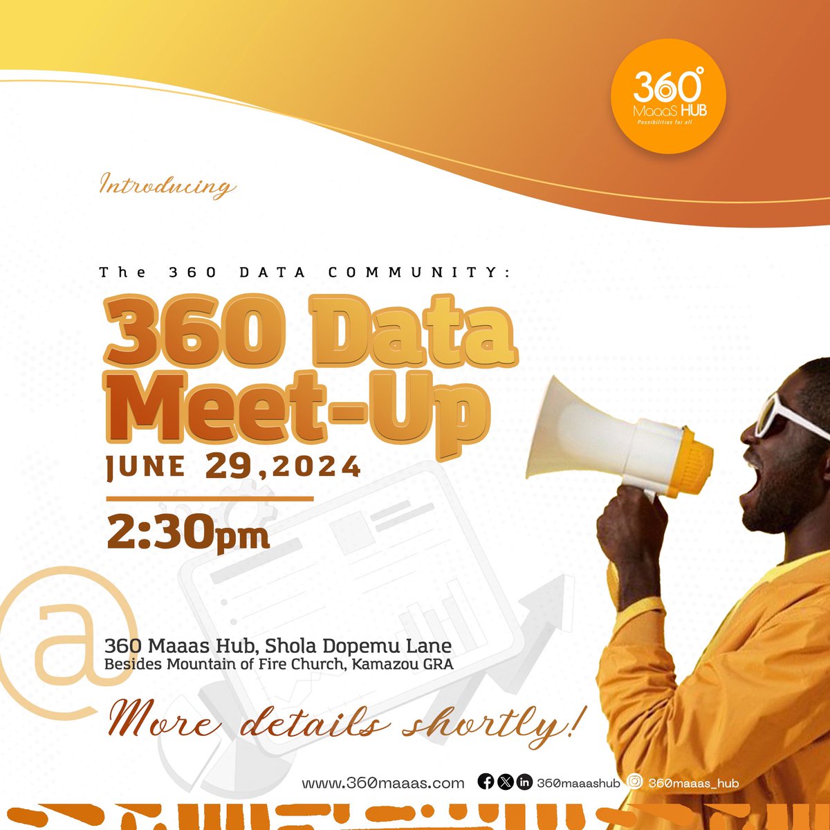 MaaaS360's tweet image. Mark your calendars for an exciting meet-up on June 29, 2024! Whether you're a data enthusiast, a seasoned professional, or just curious about the world of data, this event is for you.

👉 Register now
➡️ bit.ly/360°_DataMeetUp

#360DataCommunity #DataMeetUp