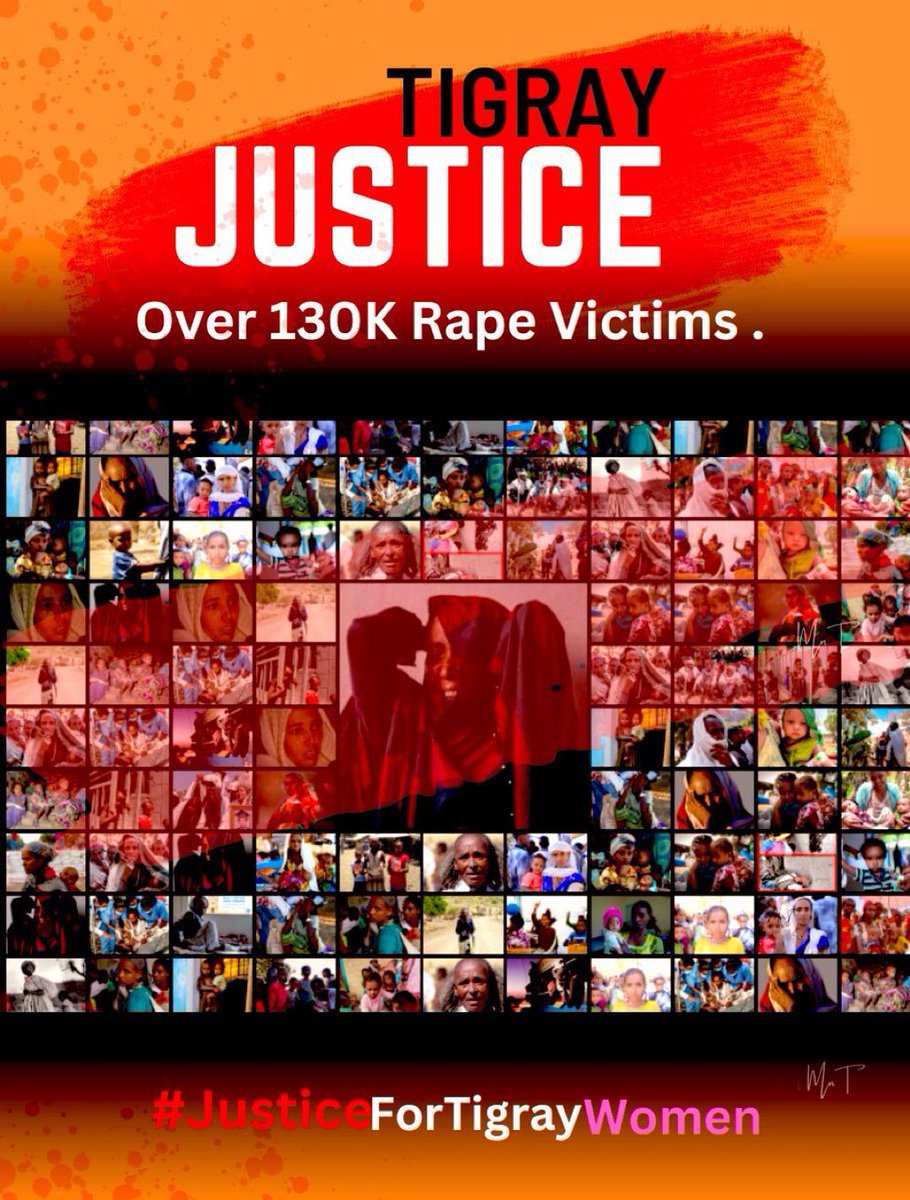 BerhanuAsres's tweet photo. This #EndRapeInWar , we stand with Tigray’s brave SGBV survivors. Over 130k cases demand justice. @amnesty
@IntlCrimCourt @UNGeneva @StateDept @UN_Women @unwomenafghan @SecBlinken @BerhanuAsres
@UNHumanRights @EUatUN
#Justice4TigraysWomenAndGirls
#UpholdPretoriaAgreement https://t.co/lDPpIYD4jI