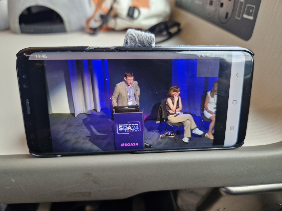 Heading back early from #soa24 - and loving the fact i can still watch the sessions on the commute back!