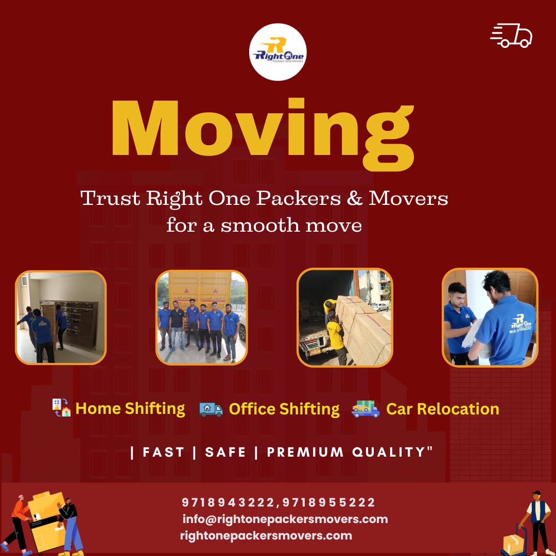 Rightonepackers's tweet photo. Move hassle-free with Right One Packers &amp; Movers! 🚚✨
Reach out to us for relocation services.

#packersmovers #relocation #shifting #gurgaon #moversandpackers #NewBeginnings #storage #logistics #packers #instagood https://t.co/qjoGoR2na1