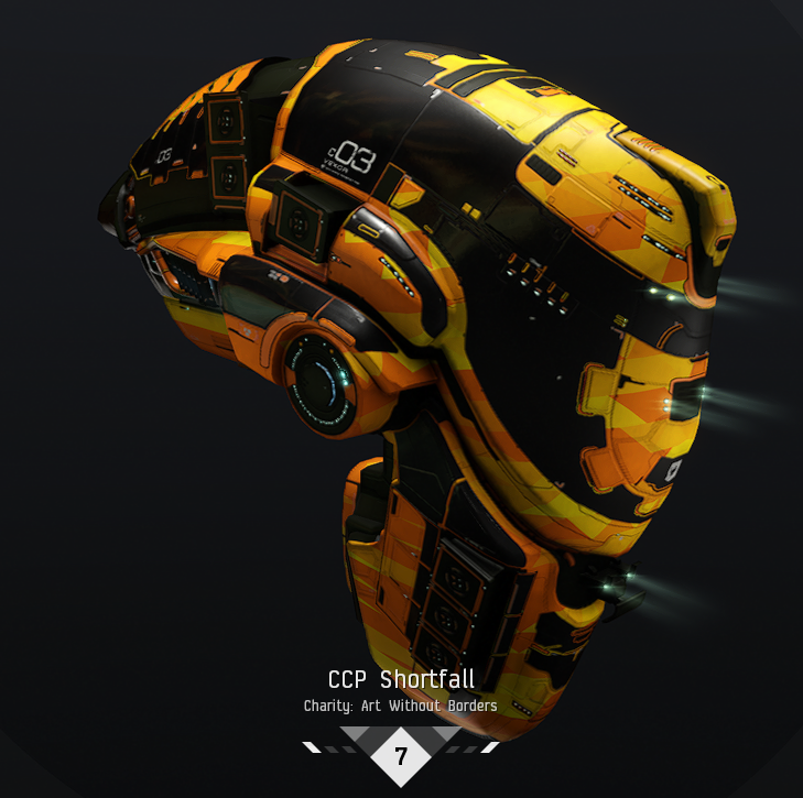 CCPShortfall's tweet photo. I've supported Art Without Borders with 4 Custom Skins using the AWESOME SKINR, which will be listed after DT today!

Can you guess which skin is called "EGG"? I adore this feature and have spent so long making custom skins ha!

#tweetfleet #SKINRShowdown https://t.co/hRrQIY5s5m