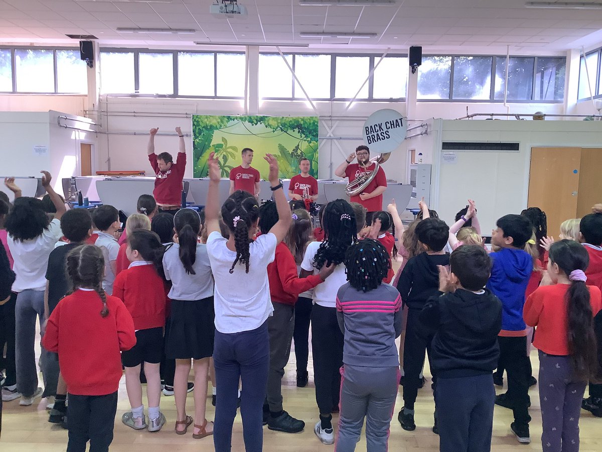 Bracken Edge Primary School (@brackenedge) on Twitter photo 🎶🎺Exciting day at school today as our Year 1 and 2 children were mesmerised by a fantastic performance from Back Chat Brass! <a href="/BackChatBrass/">Back Chat Brass</a> #BEPStoSuccess 🎶🎺Exciting day at school today as our Year 1 and 2 children were mesmerised by a fantastic performance from Back Chat Brass! <a href="/BackChatBrass/">Back Chat Brass</a> #BEPStoSuccess