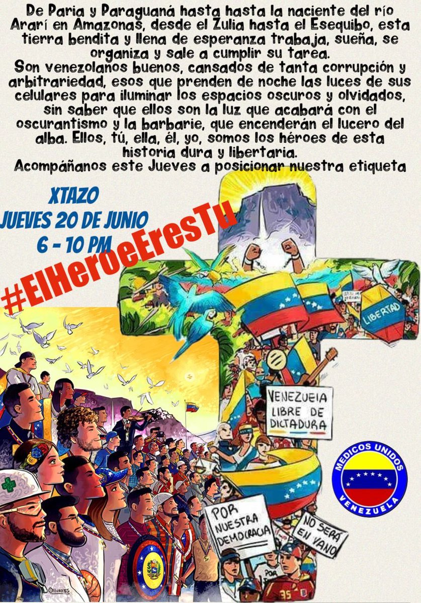 Buen día Xamigos, vzlanos llenos de sueños, pero que cada día madrugan y trabajan incansablemente para lograrlos;  aquellos que transforman dolor y penurias en fuerza  para lograr un mejor país.
Los abrazo y como cada jueves pido apoyo para este Xtazo 
Gracias
#ElHeroeEresTu