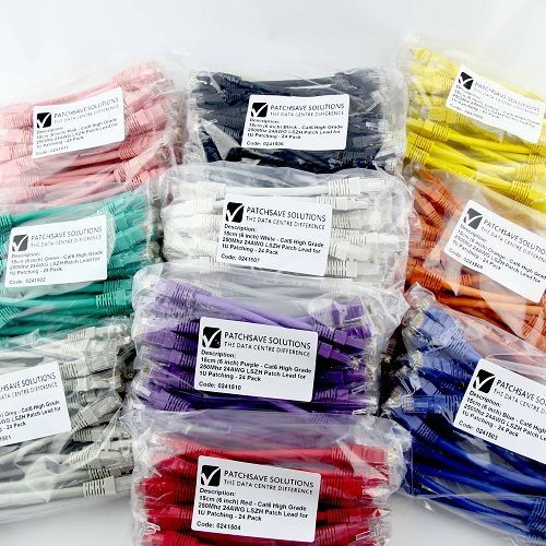 PatchSolutions's tweet image. Get your hands on the 24-pack flush booted LSZH patching cables in 15cm, 20cm sizes at PatchSave Solutions. Improve your network setup with these high-quality cables. #networking #cables buff.ly/3NRTZCI