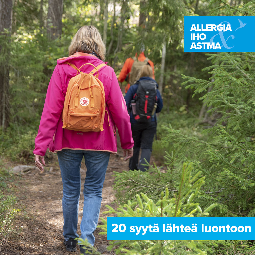 Luonnossa liikkuminen vähentää stressiä ja lisää fyysistä aktiivisuutta. Luonnosta saa myös hyviä pöpöjä. Parhaiten luontoterveyttä saa monimuotoisesta luonnosta. Lue lisää syitä lähteä luontoon. 👉luontoliitto.fi/20-syyta-lahte… #luontoterveys #allergia #astma