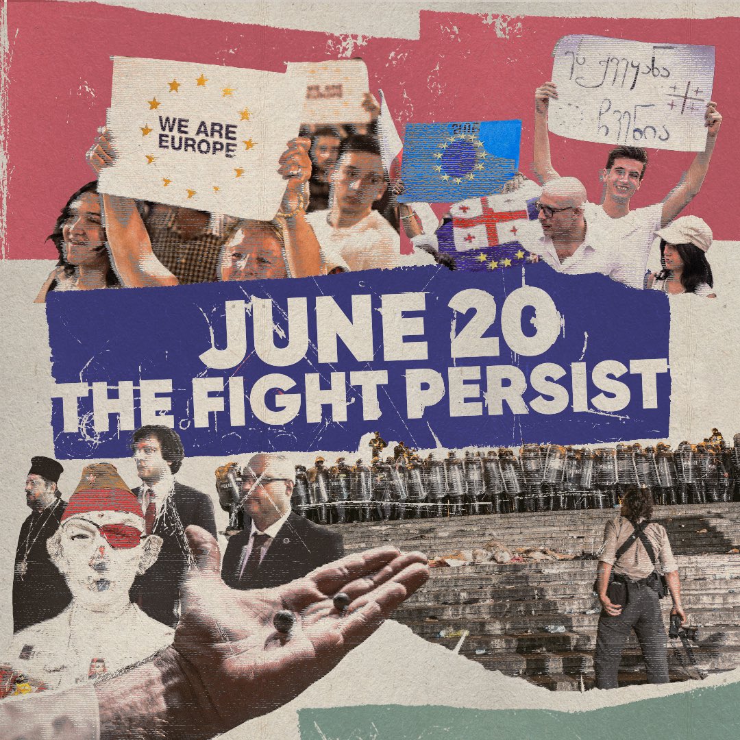June 20 is a significant date in Georgia's recent history.

Five years ago, on June 20, 2019, many people realized that the "Georgian Dream" is an ally of the Kremlin and a tool of hybrid warfare. We remember Irakli Kobakhidze embracing Gavrilov and the session conducted in