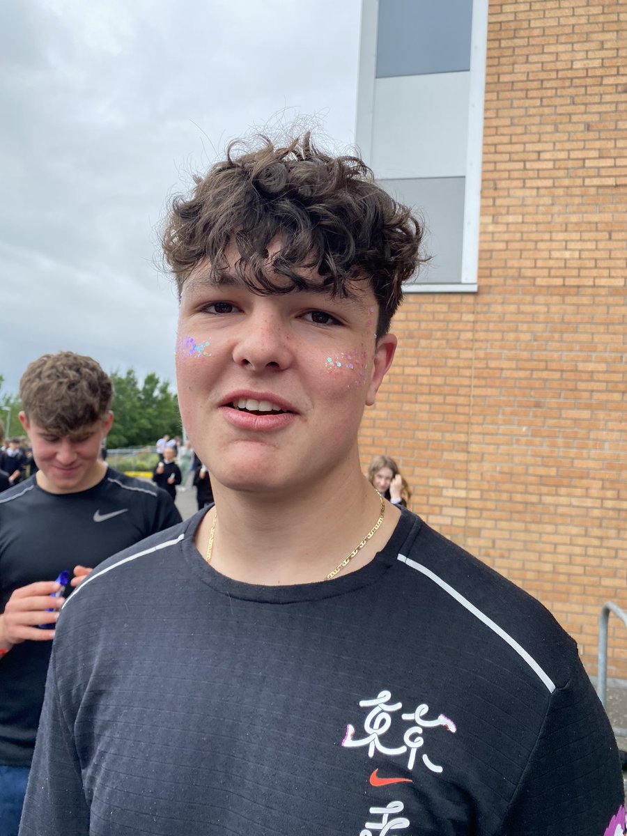 Lornshill's tweet image. Jaden embracing the fun and leading by example #unitedineffort