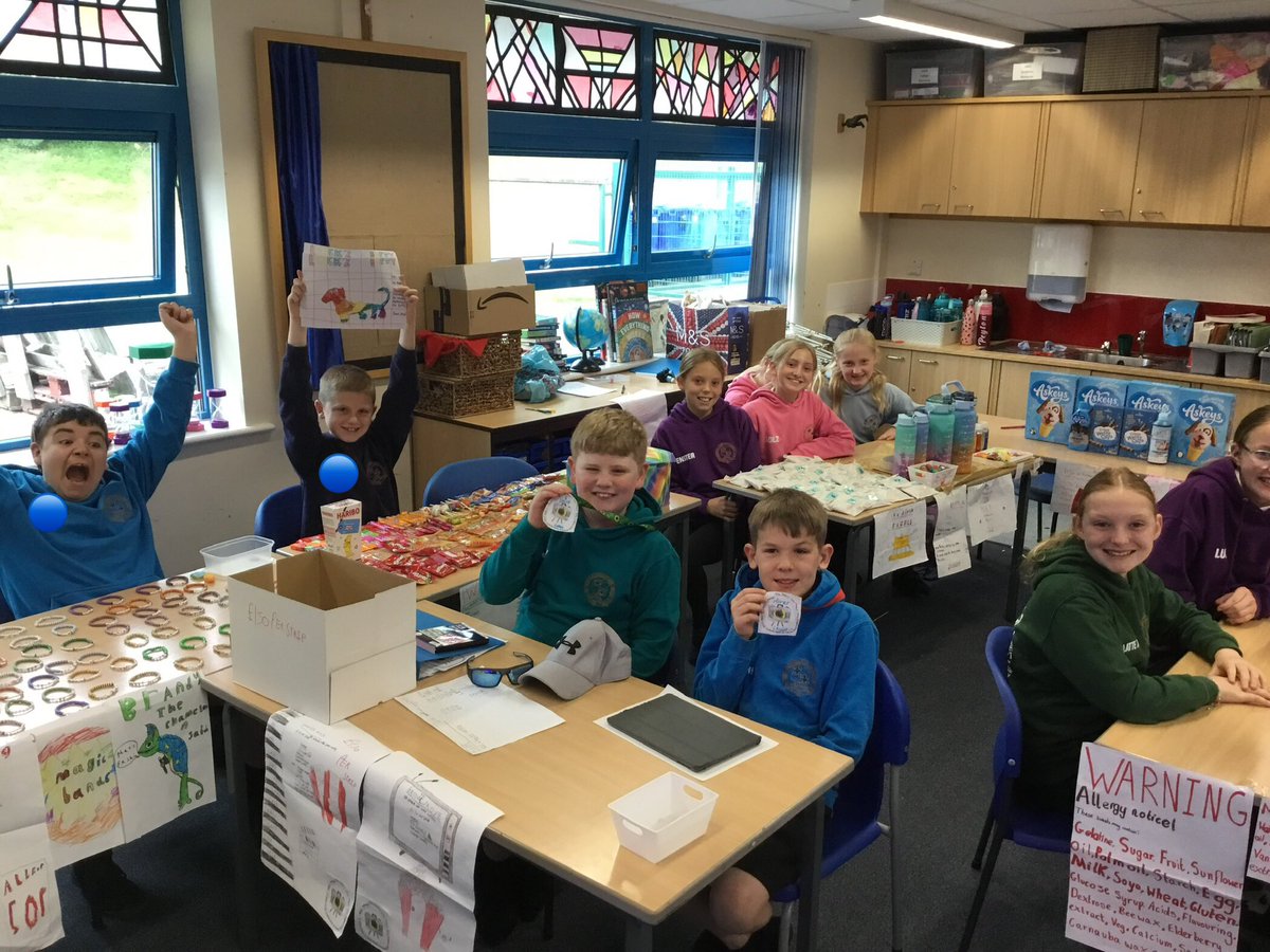 The Y6’s are loving their enterprise week! We are open break time, lunch and after school (until 3:30) 🥳