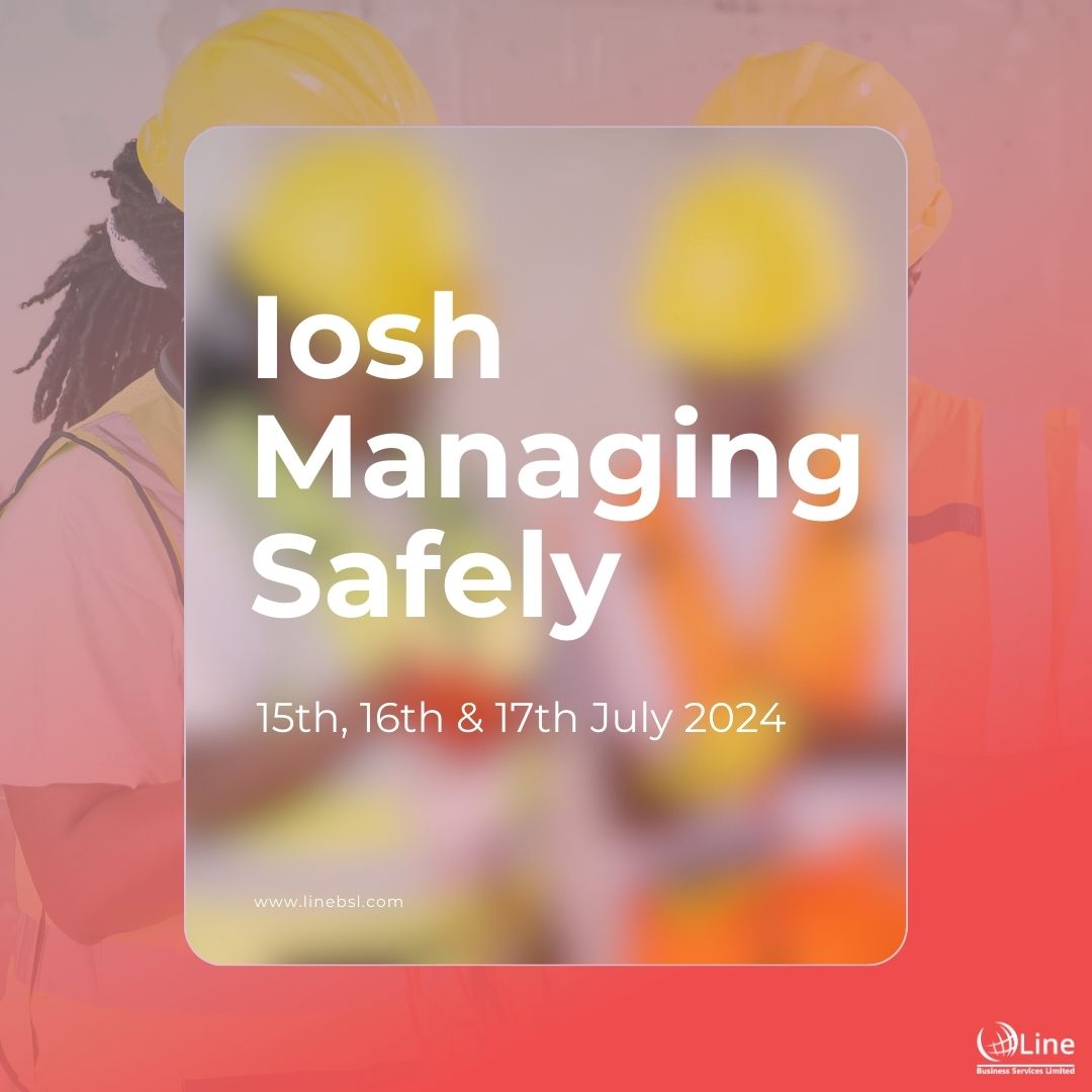 🚧 Join our IOSH Managing Safely course on 15th-17th July 2024! 🚧

Enhance your safety management skills and ensure a safer workplace.

📅 Register now: linebsl.com/health-and-saf…

#IOSHManagingSafely #HealthAndSafety #WorkplaceSafety #TrainingCourse #LineBSL