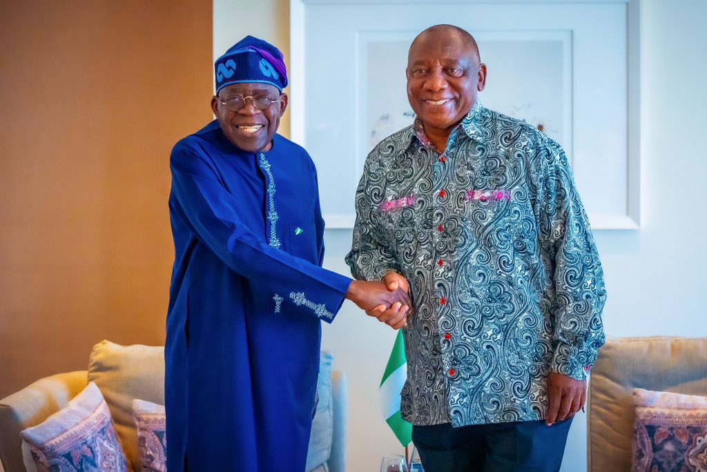 I had the honor of attending President Cyril Ramaphosa’s inauguration in Pretoria yesterday, and today I met with him for a bilateral meeting. Our discussions focused on strengthening cooperation and enhancing the economic ties between Nigeria and South Africa.

President