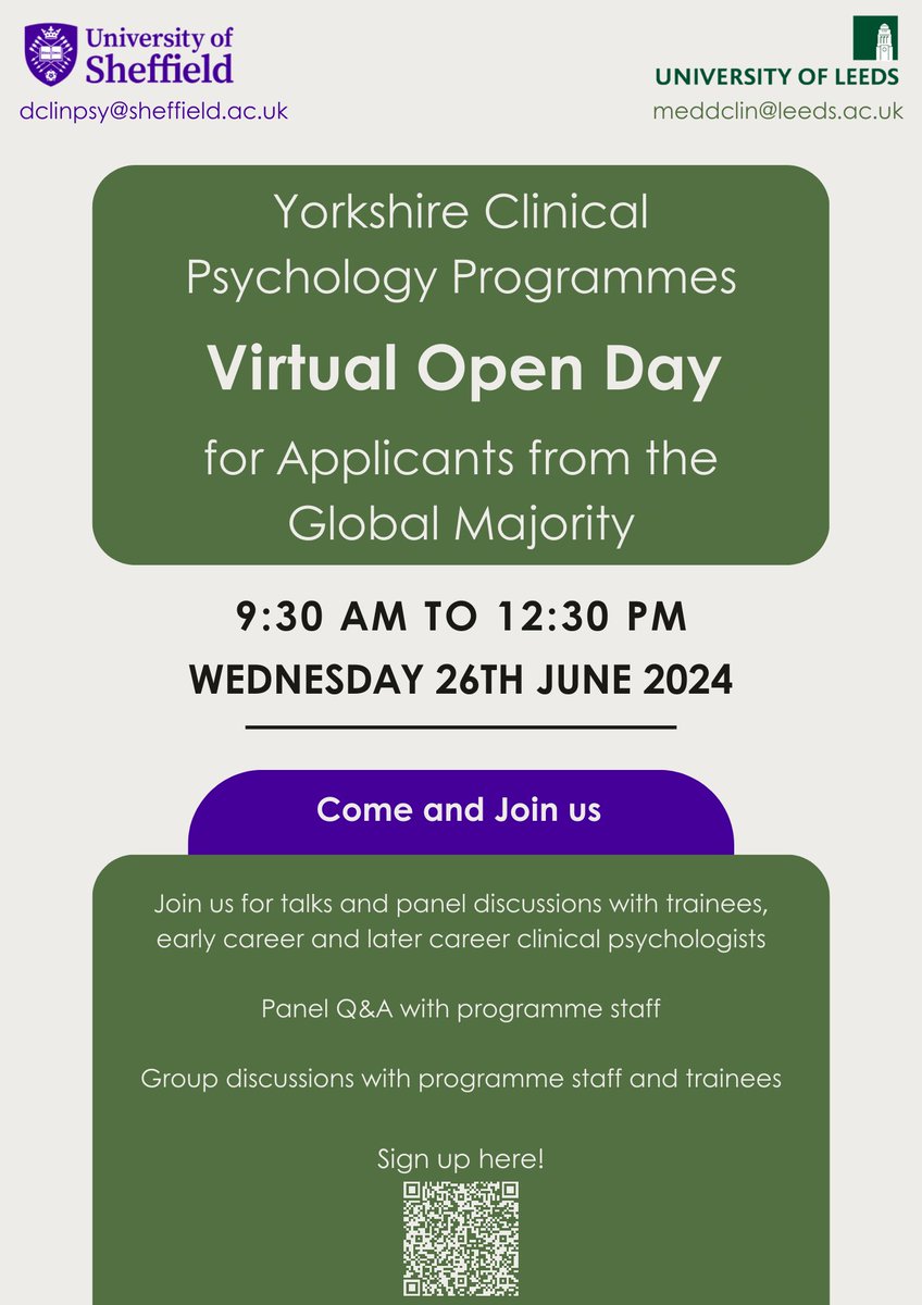 Another quick reminder of the DClinPsy open day for aspiring psychologists from the global majority/racially minoritised backgrounds. I’ll be on the trainee panel and look forward to seeing you! I’ll post the link the comments. ❤️