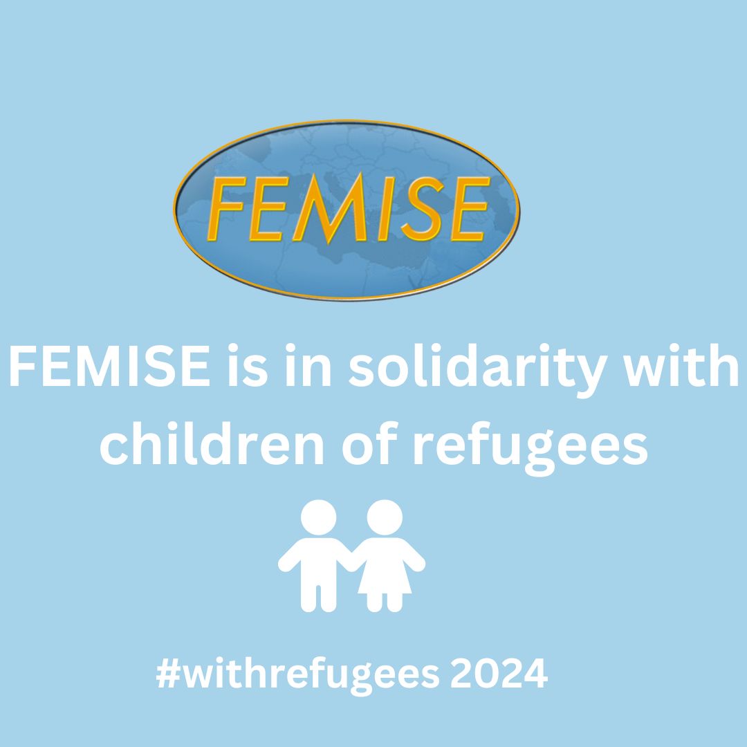 femisenetwork's tweet image. As today marks the #WorldRefugeeDay 
#FEMISE stands in solidarity with refugees around the globe, who are forced to flee conflict, man-made or natural disasters, and climate change.
In solidarity with the children of refugees  #WithRefugees #Children
youtube.com/shorts/mMlpnoP…